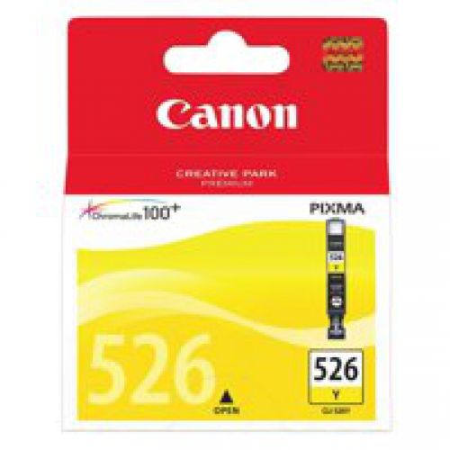 Canon CLI-526Y Standard Capacity Yellow Ink Cartridge 9ml