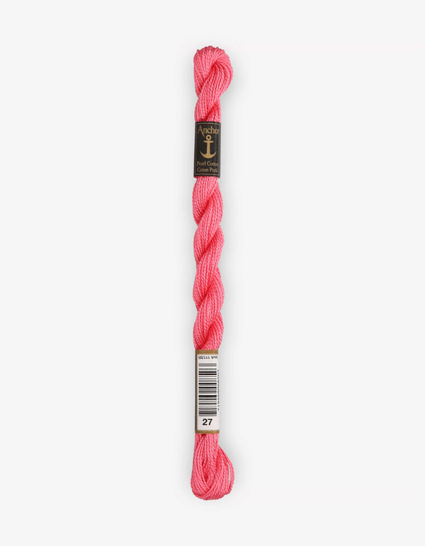 Anchor Pearl Cotton 5 Embroidery Thread 5g - Pink (0027)
