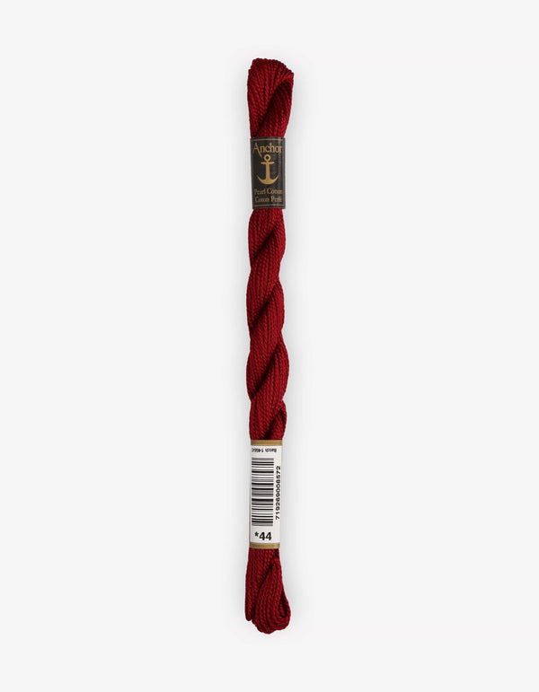Anchor Pearl Cotton 5 Embroidery Thread 5g - Red (0044)