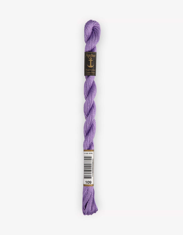 Anchor Pearl Cotton 5 Embroidery Thread 5g - Purple (0109)
