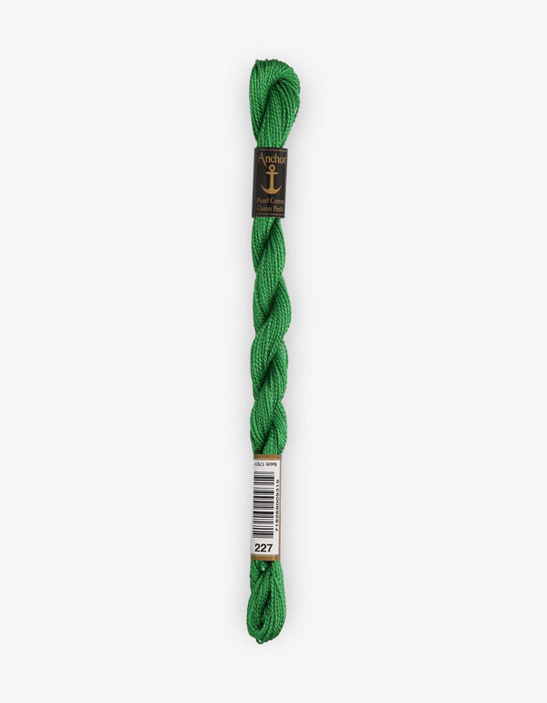 Anchor Pearl Cotton 5 Embroidery Thread 5g - Green (0227)