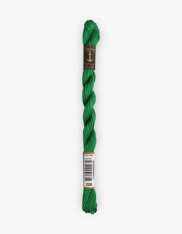 Anchor Pearl Cotton 5 Embroidery Thread 5g - Green (0228)