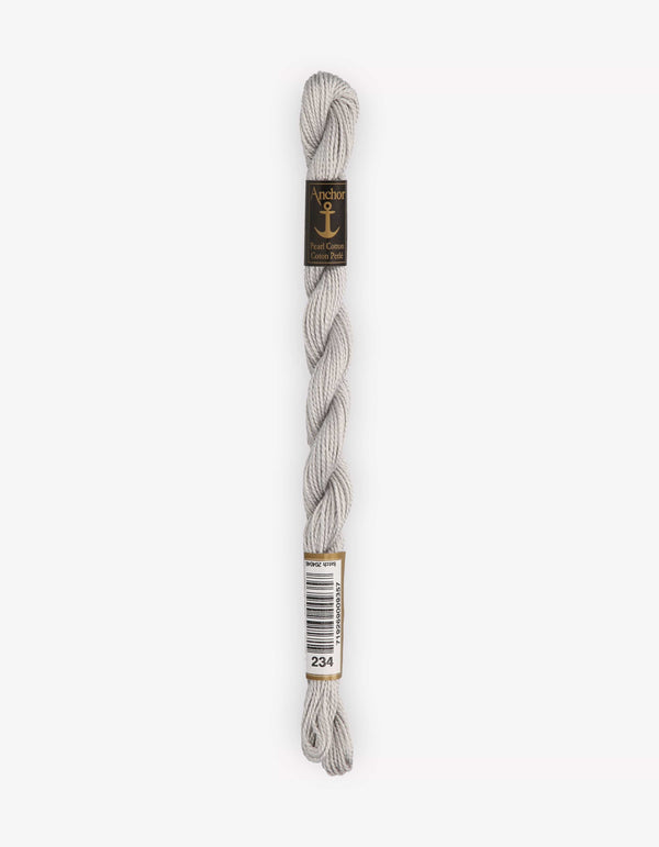 Anchor Pearl Cotton 5 Embroidery Thread 5g - Grey (0234)