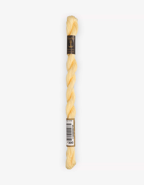 Anchor Pearl Cotton 5 Embroidery Thread 5g - Yellow (0300)
