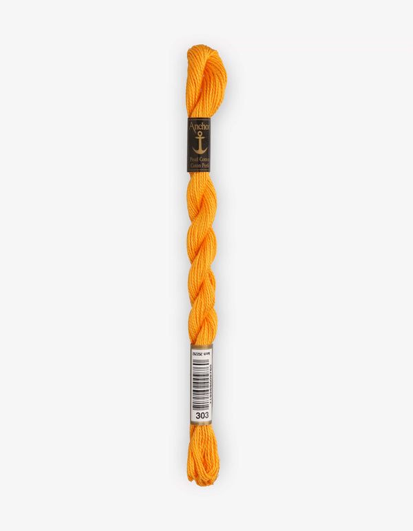 Anchor Pearl Cotton 5 Embroidery Thread 5g - Orange (0303)