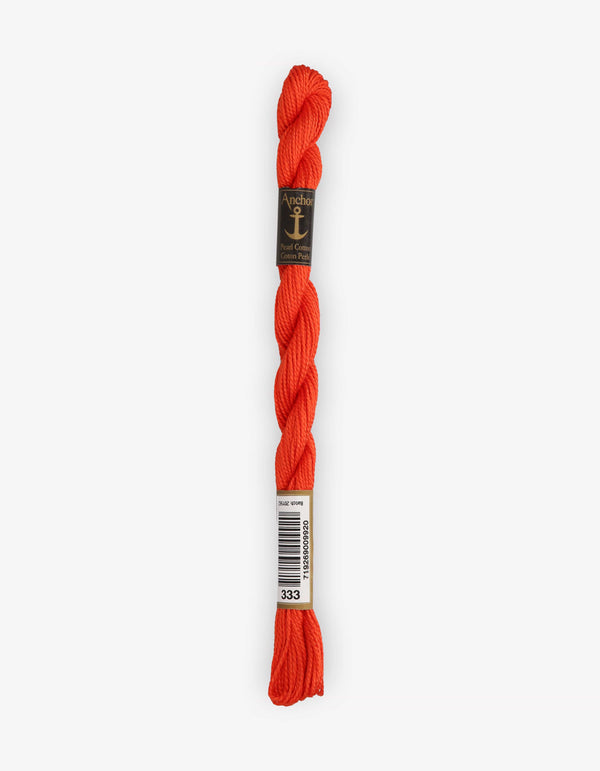 Anchor Pearl Cotton 5 Embroidery Thread 5g - Red (0333)