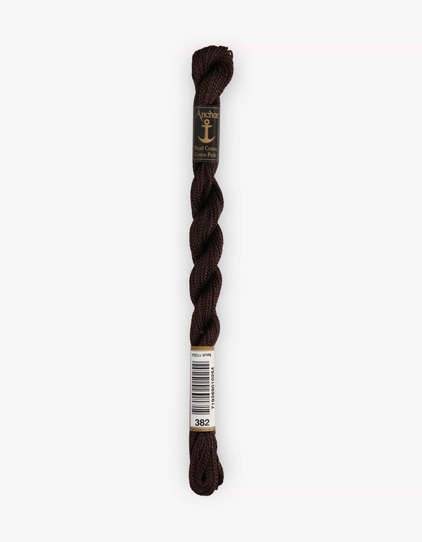 Anchor Pearl Cotton 5 Embroidery Thread 5g - Brown (0382)