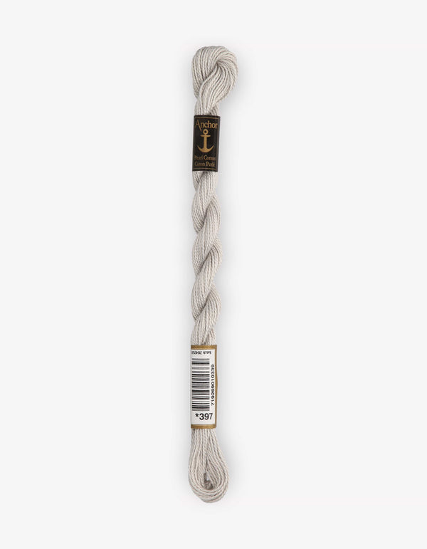 Anchor Pearl Cotton 5 Embroidery Thread 5g - Grey (0397)