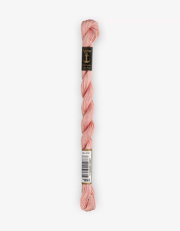 Anchor Pearl Cotton 5 Embroidery Thread 5g - Pink (0893)