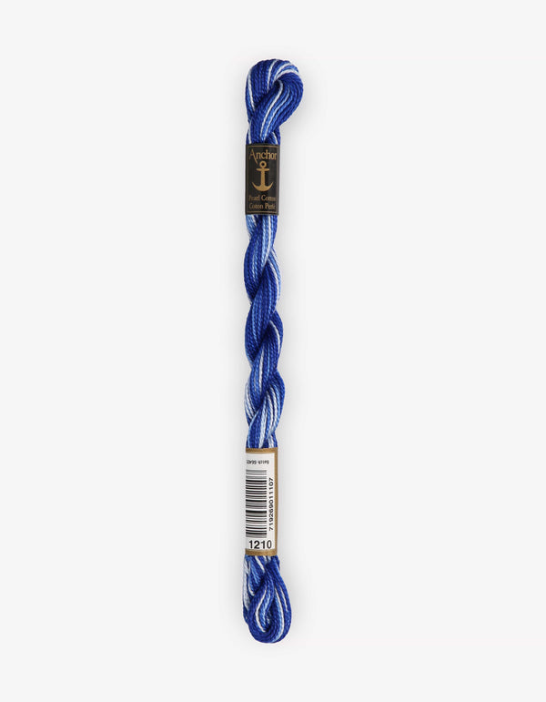 Anchor Pearl Cotton 5 Embroidery Thread 5g - Blue (1210)