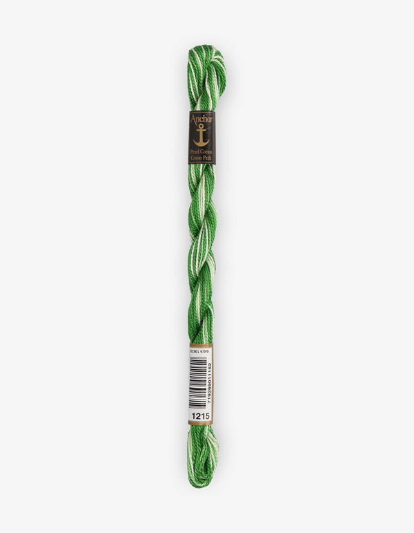 Anchor Pearl Cotton 5 Embroidery Thread 5g - Green (1215)