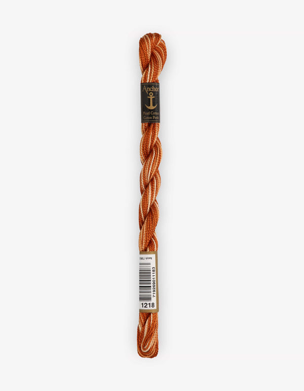 Anchor Pearl Cotton 5 Embroidery Thread 5g - Brown (1218)