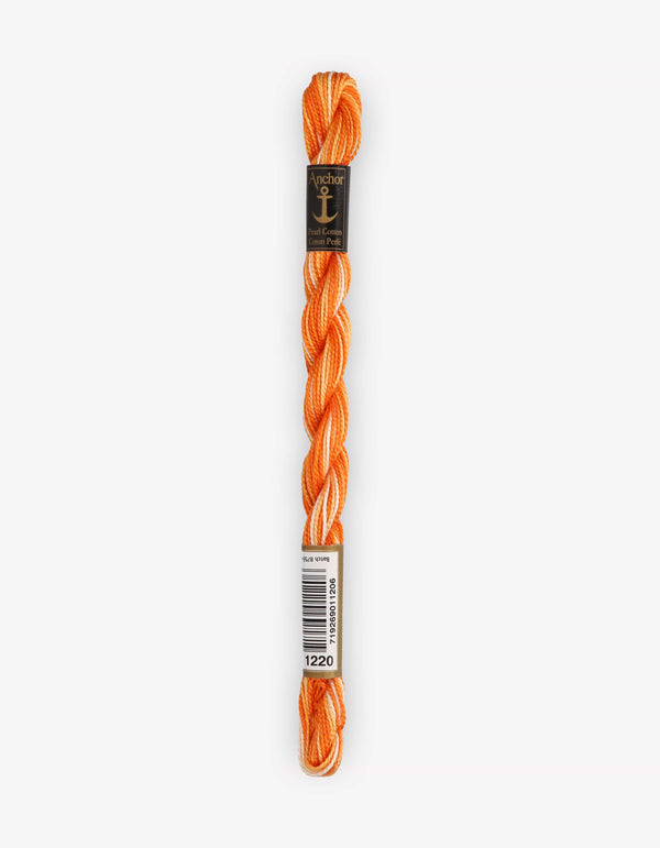 Anchor Pearl Cotton 5 Embroidery Thread 5g - Orange (1220)