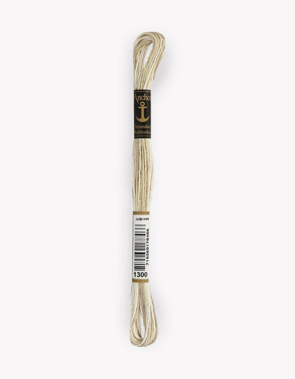 Anchor Mouline Stranded Cotton Embroidery Thread 8m - Multicoloured (1300)