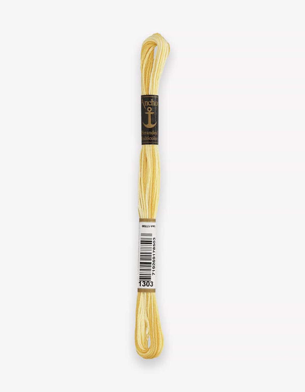 Anchor Mouline Stranded Cotton Embroidery Thread 8m - Multicoloured (1303)