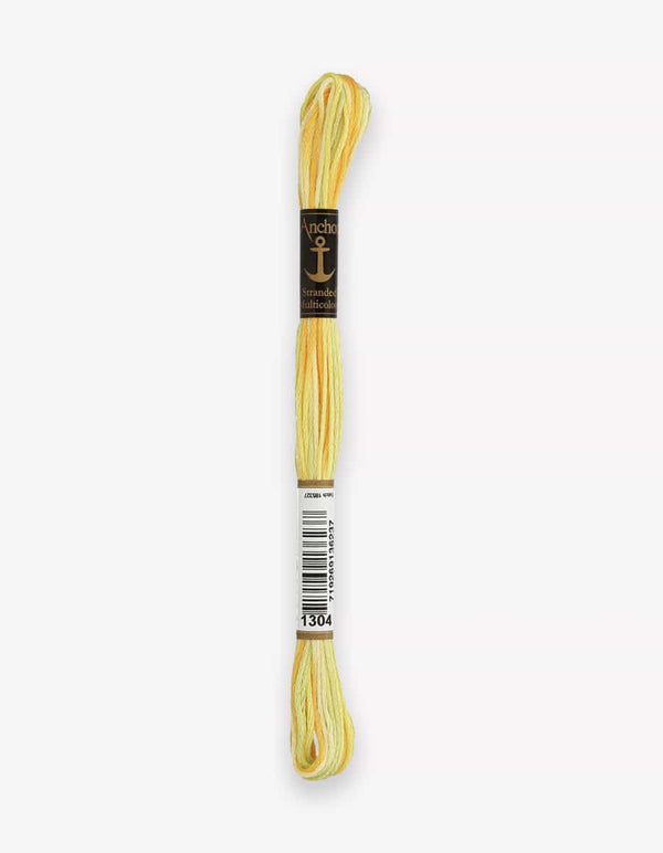 Anchor Mouline Stranded Cotton Embroidery Thread 8m - Multicoloured (1304)