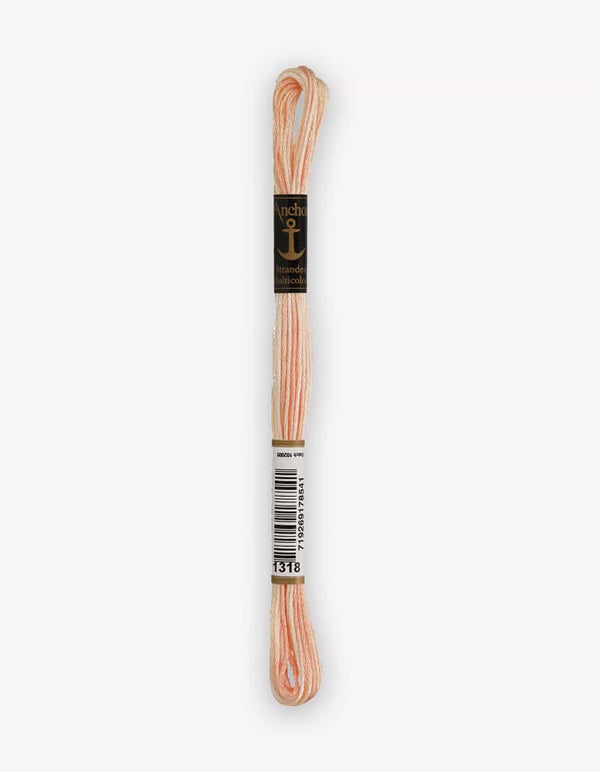 Anchor Mouline Stranded Cotton Embroidery Thread 8m - Multicoloured (1318)