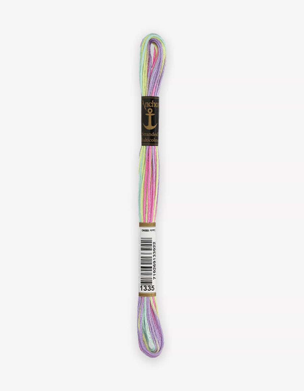 Anchor Mouline Stranded Cotton Embroidery Thread 8m - Multicoloured (1335)