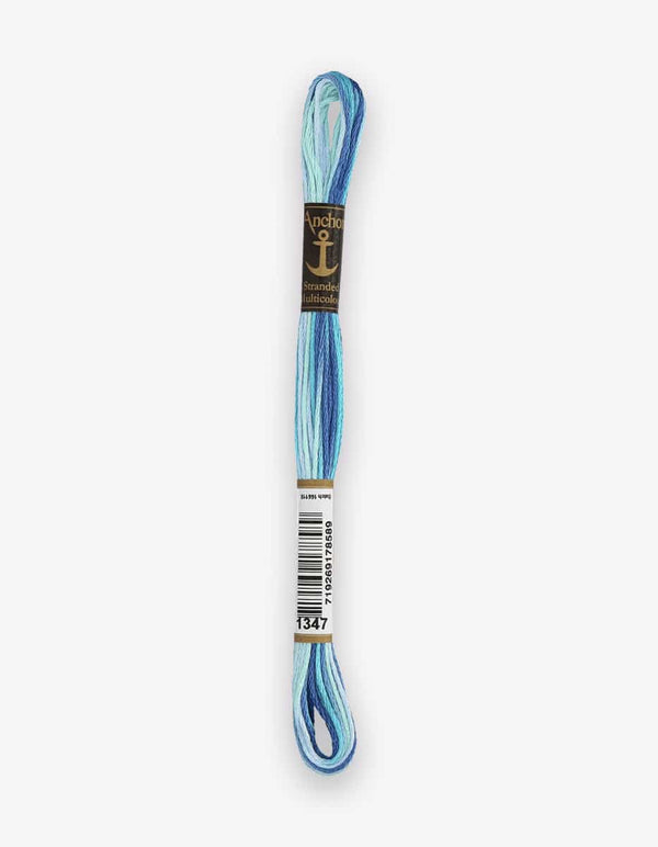 Anchor Mouline Stranded Cotton Embroidery Thread 8m - Multicoloured (1347)