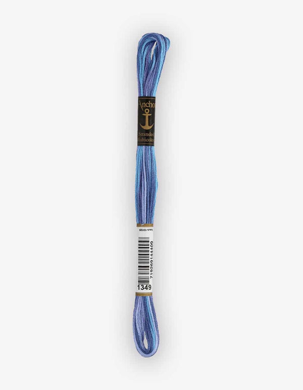 Anchor Mouline Stranded Cotton Embroidery Thread 8m - Multicoloured (1349)
