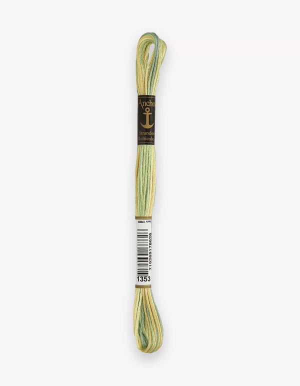 Anchor Mouline Stranded Cotton Embroidery Thread 8m - Multicoloured (1353)
