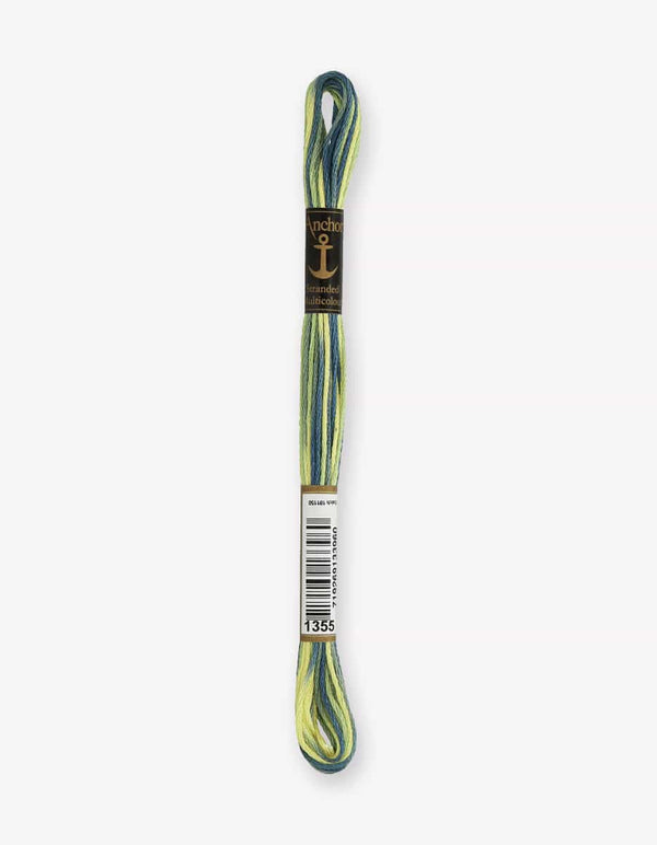 Anchor Mouline Stranded Cotton Embroidery Thread 8m - Multicoloured (1355)