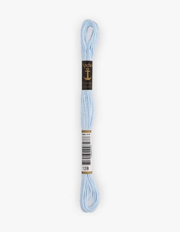 Anchor Mouline Stranded Cotton Embroidery Thread 8m - Blue (0128)