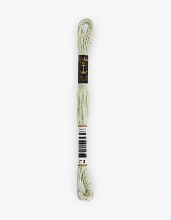 Anchor Mouline Stranded Cotton Embroidery Thread 8m - Green (0213)