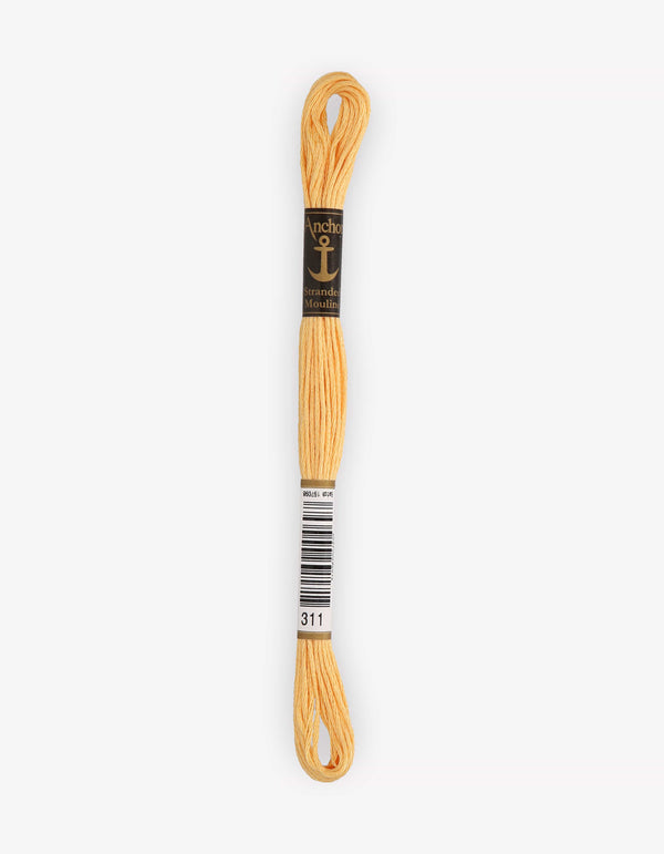 Anchor Mouline Stranded Cotton Embroidery Thread 8m - Orange (0311)