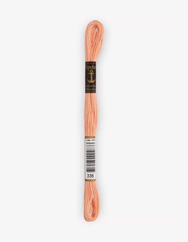 Anchor Mouline Stranded Cotton Embroidery Thread 8m - Pink (0336)
