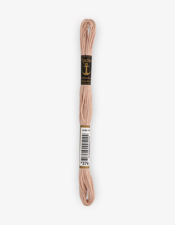 Anchor Mouline Stranded Cotton Embroidery Thread 8m - Beige (0376)