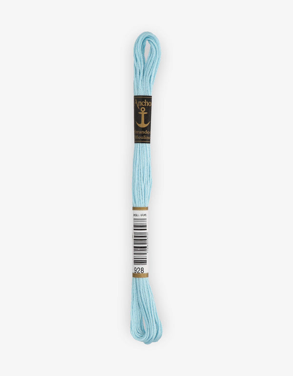 Anchor Mouline Stranded Cotton Embroidery Thread 8m - Blue (0928)