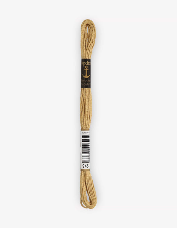 Anchor Mouline Stranded Cotton Embroidery Thread 8m - Brown (0945)