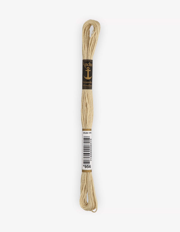 Anchor Mouline Stranded Cotton Embroidery Thread 8m - Beige (0956)