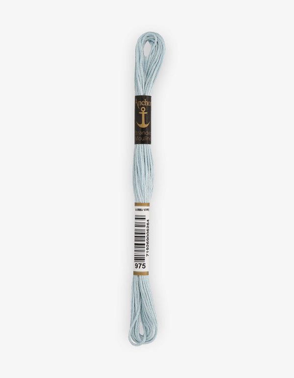 Anchor Mouline Stranded Cotton Embroidery Thread 8m - Blue (0975)