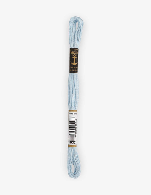 Anchor Mouline Stranded Cotton Embroidery Thread 8m - Blue (1032)