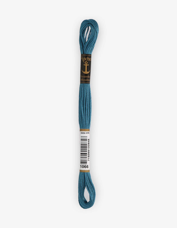 Anchor Mouline Stranded Cotton Embroidery Thread 8m - Blue (1066)