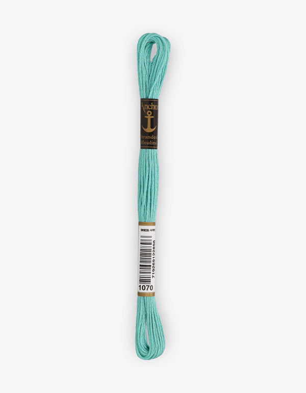 Anchor Mouline Stranded Cotton Embroidery Thread 8m - Green (1070)