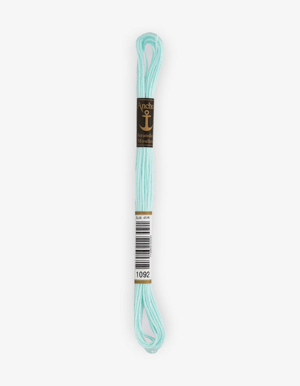 Anchor Mouline Stranded Cotton Embroidery Thread 8m - Blue (1092)