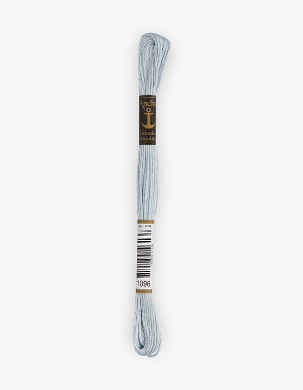 Anchor Mouline Stranded Cotton Embroidery Thread 8m - Grey (1096)