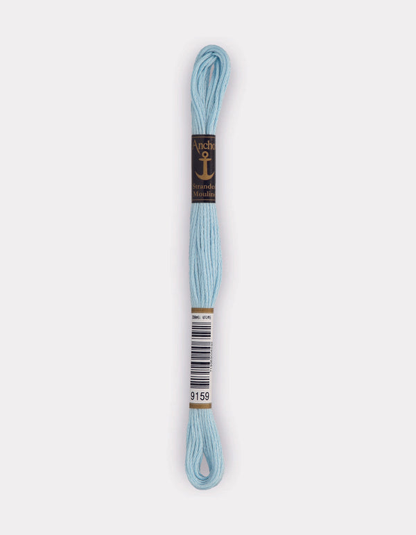 Anchor Mouline Stranded Cotton Embroidery Thread 8m - Blue (9159)