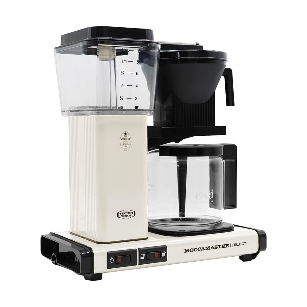 Moccamaster KBG Select 1.25L Drip Filter Coffee Machine Off White