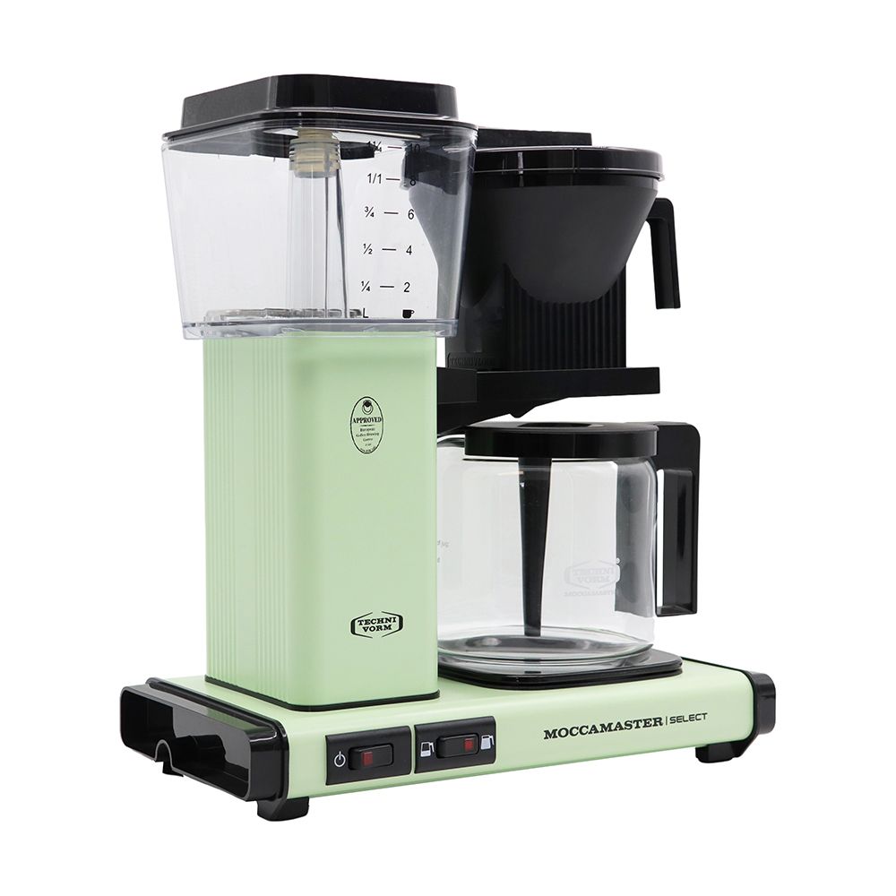 Moccamaster KBG Select 1.25L Drip Filter Coffee Machine Pastel Green