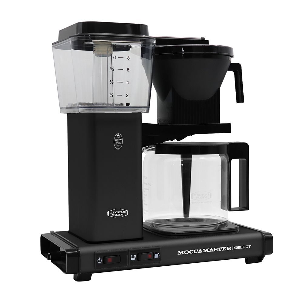 Moccamaster KBG Select 1.25L Drip Filter Coffee Machine Matt Black