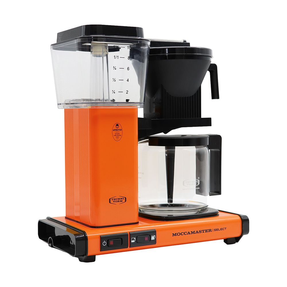 Moccamaster KBG Select 1.25L Drip Filter Coffee Machine Orange