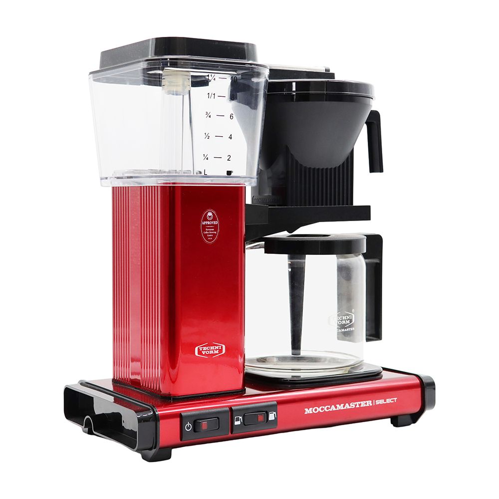 Moccamaster KBG Select 1.25L Drip Filter Coffee Machine Metallic Red