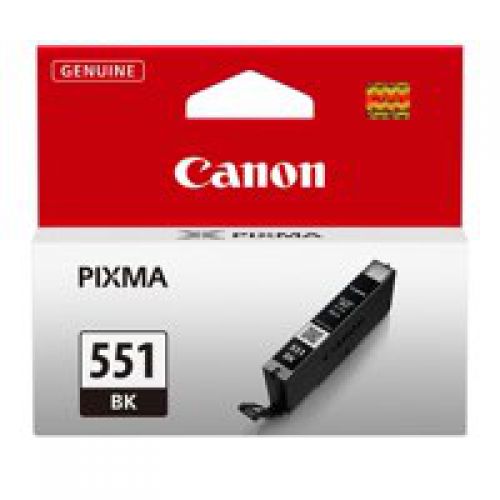 Canon CLI-551BK Standard Capacity Black Ink Cartridge 7ml