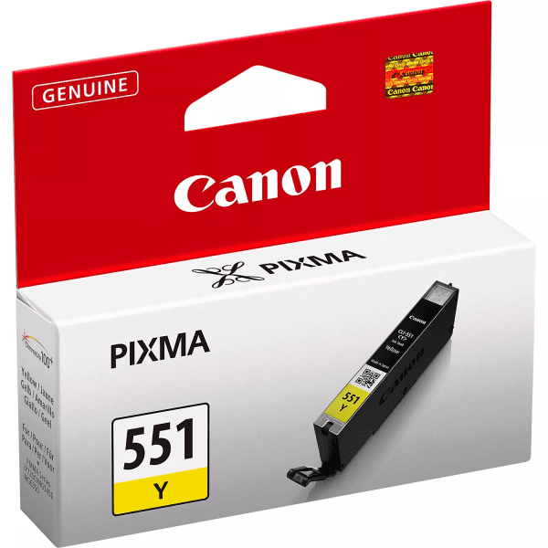 Canon CLI-551Y Standard Capacity Yellow Ink Cartridge 7ml