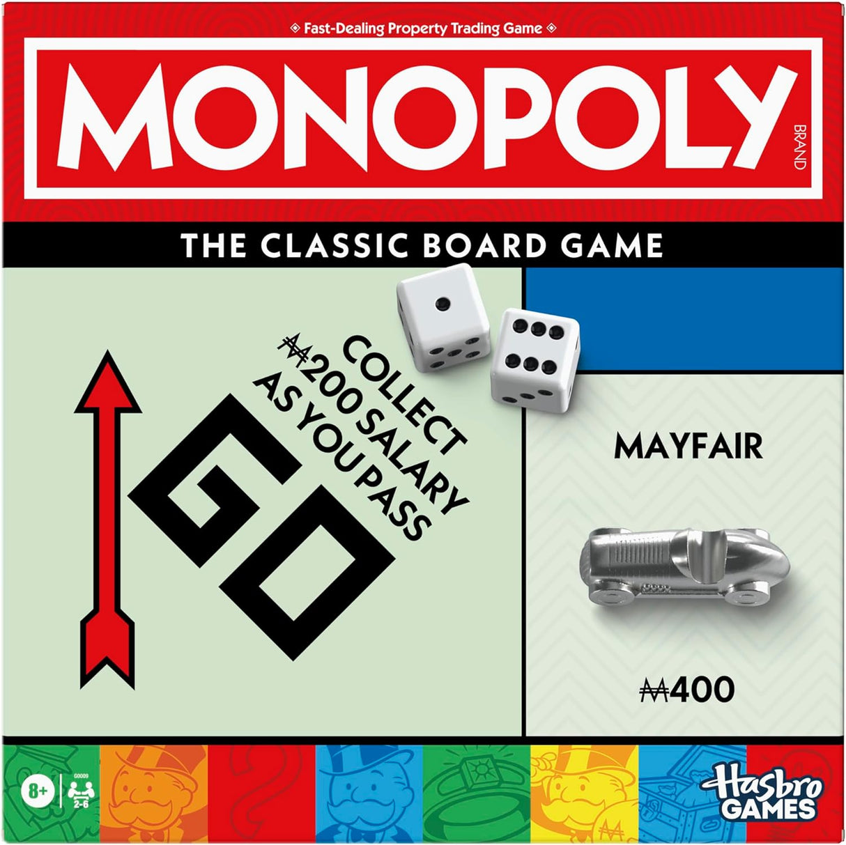 Hasbro Monopoly Classic Board Game (2024)
