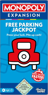 Hasbro Monopoly Free Parking Jackpot Expansion for Classic Board Game